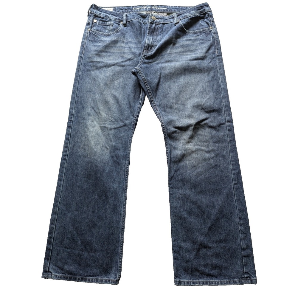 Brand New I Jeans by Buffalo Spencer Slim  40x32 Blue Denim Black patch